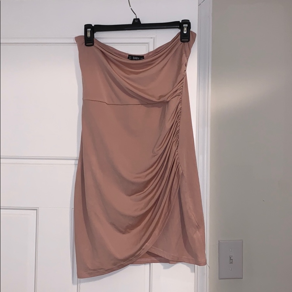 Strapless Fitted Formal Dress